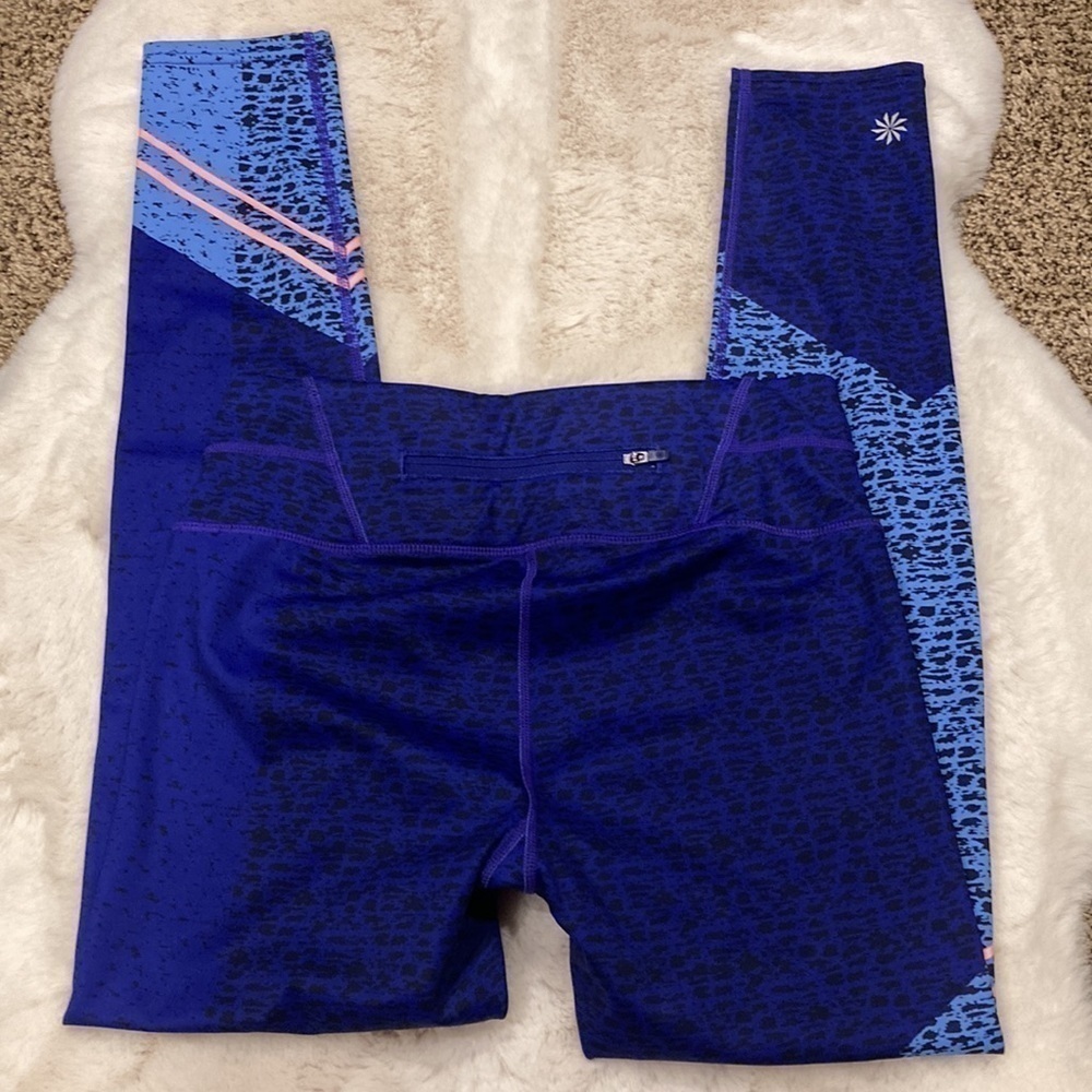 Athleta‎ Asym Camo Sonar 7/8 Tight Crop Legging ~ Size XS - Picture 7 of 16